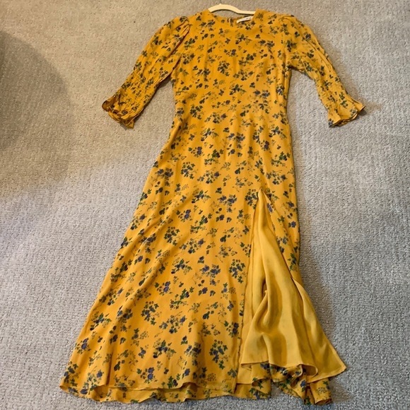 NWT Reformation Carolena Dress in Volare, Size 0